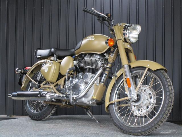 ＲＯＹＡＬ ＥＮＦＩＥＬＤ クラシック５００ミリタリー ＥＦＩ 正規取扱新車 デザートストームベージュ  ｜ＣＨＯＰＳ（株）チョップス（Ｃｈｏｐｓインディアンモーターサイクル）｜新車・中古バイクなら【グーバイク】