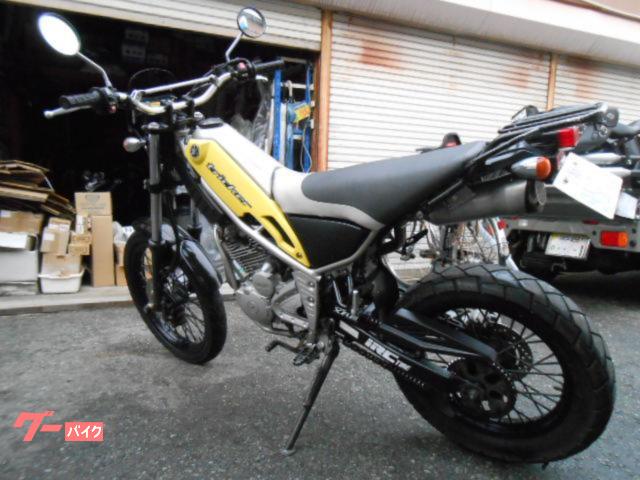 ヤマハ トリッカー キャブ車 センター出しマフラー メーターバイザー