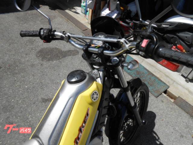 ヤマハ トリッカー キャブ車 センター出しマフラー メーターバイザー