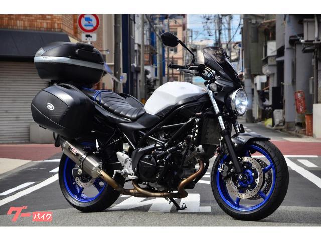 ＳＶ６５０　ＡＢＳ　ヨシムラサイクロン　ＧＩＶＩ３点パニア　ＥＴＣ　グリップヒーター他
