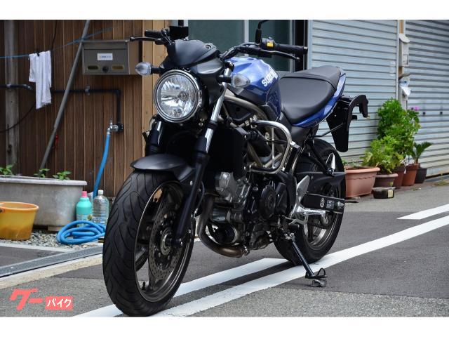 スズキ SV650 SSBステンレススポーツバンパー サイドバッグ