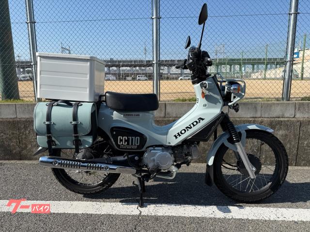 クロスカブ１１０　ＪＡ４５　プコブルー　１オーナー　リアボックス　ＡＭＢＯＯＴサイドバッグ