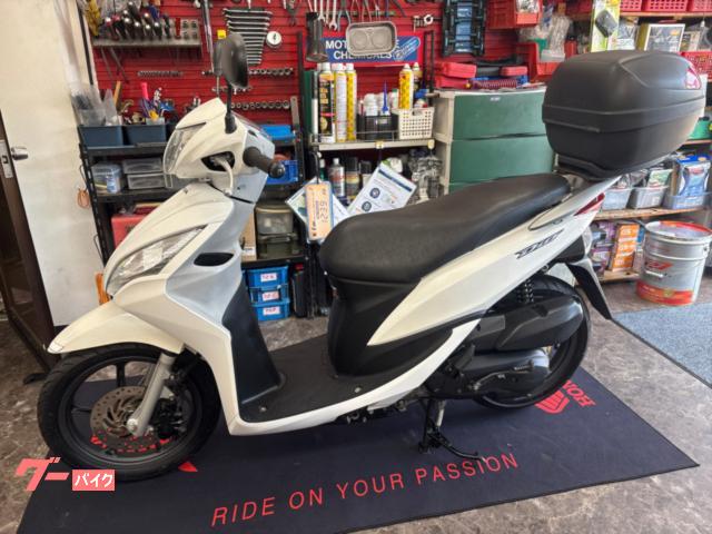 Dio110 JF31型 バッテリー新品 社外品ミラー GIVIボックス装着