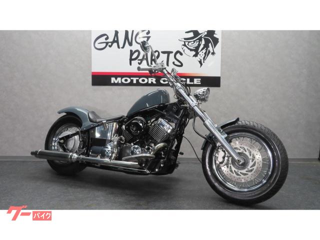 ドラッグスター４００クラシック　フルカスタム　ワンキャブ　ステン２ｉｎ１マフラー　スリムタンク　ストレッチリアフェンダー