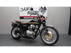 カワサキ　Ｗ４００　７０ｓセブンティーズフルカスタム　ショート菅マフラー　タイガーカラー　アップハンドル