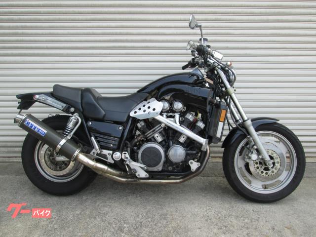 ＶＭＡＸ　ＯＶＥＲフルエキゾーストマフラー　バックステップ　カスタム