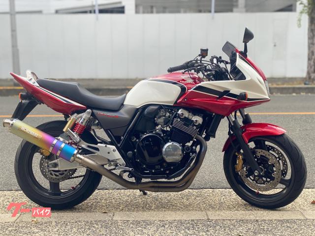 CB400Superボルドール モリワキフルエキマフラーブレンボETC付