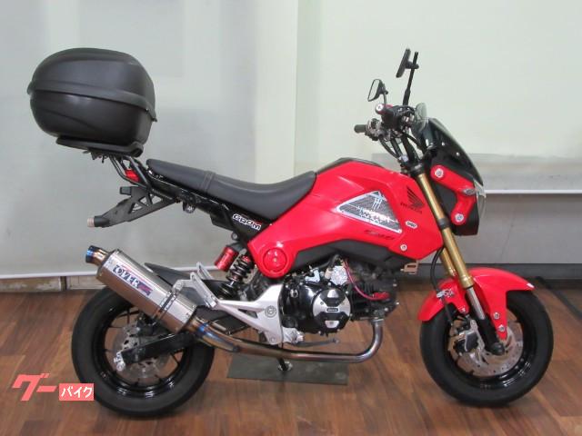 ホンダ グロム カスタム ｏｖｅｒマフラー リアキャリアｂｏｘ ｂｉｋｅ ｓｈｏｐ ｈａｎｄｓ 新車 中古バイクなら グーバイク