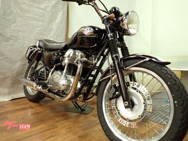 カワサキ W650 ETC・サドルバックサポート・リアキャリア・社外