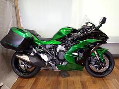 カワサキ　Ｎｉｎｊａ　Ｈ２　ＳＸ　２０１８年モデル　純正左右パニアケース／グリップヒーター／エンジンスライダー／ＥＴＣ搭載
