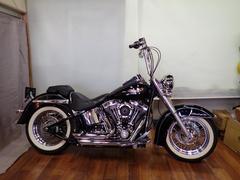 ＨＡＲＬＥＹ−ＤＡＶＩＤＳＯＮ　ＦＬＳＴＮ　ソフテイルデラックス　バンス＆ハインズマフラー・ＬＥＤヘッドライト・フォグランプ・カスタムエアークリーナー・ハンドル