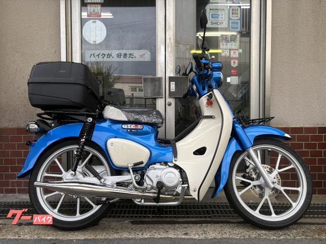 スーパーカブ１１０　グリントウェーブブルーメタリック　ワンオーナー　キタコクラシックダウンマフラー　カスタム多数
