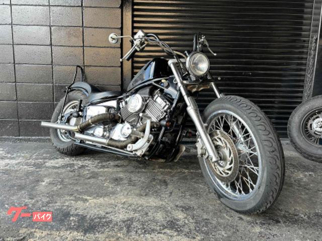 ドラッグスター４００　フルカスタム　チョッパー　フリスコスタイル　スポタン　シーシーバー