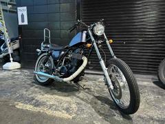 ヤマハ　ＳＲ４００　スポーツスターチョッパーカスタム　２人乗り仕様　パールブラック　クラシックタイヤ