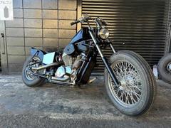 ホンダ　スティード４００　チョッパーカスタム　タイヤ新品　ショートボブフェンダー