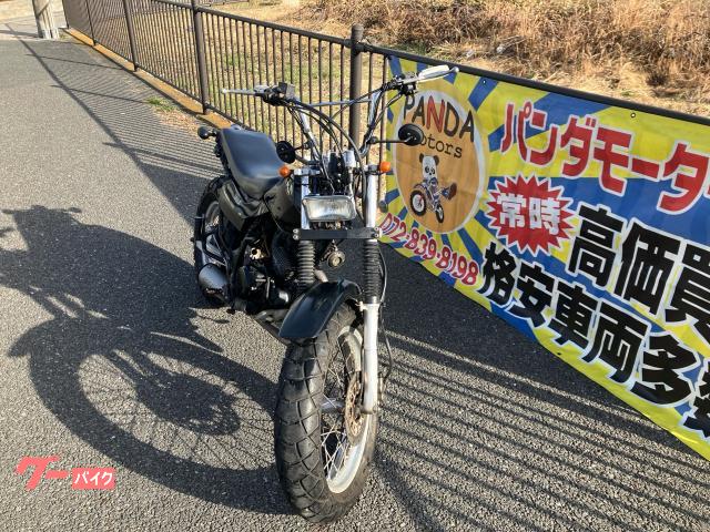 ヤマハ TW200 スカチューンフルカスタム アップハン スパトラ
