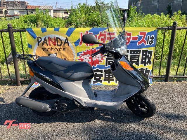 アドレスＶ１２５　フロントビックバイザー　サイスタ付
