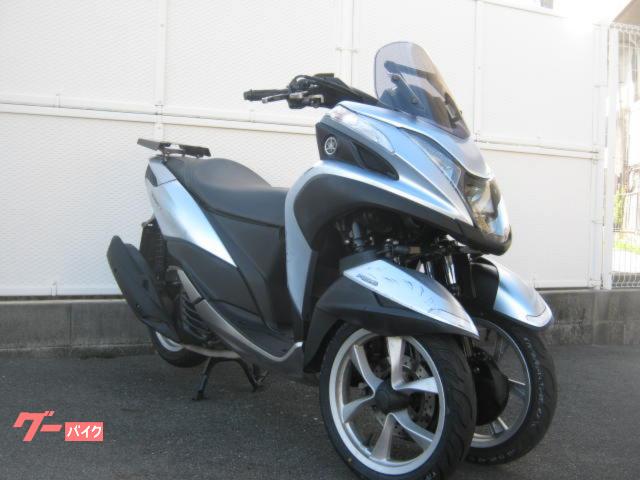 トリシティ１２５　ＳＥＣ１Ｊ型　ＡＢＳ　２０２０年モデル　フロントタイヤ左右新品　純正スペアキー付き