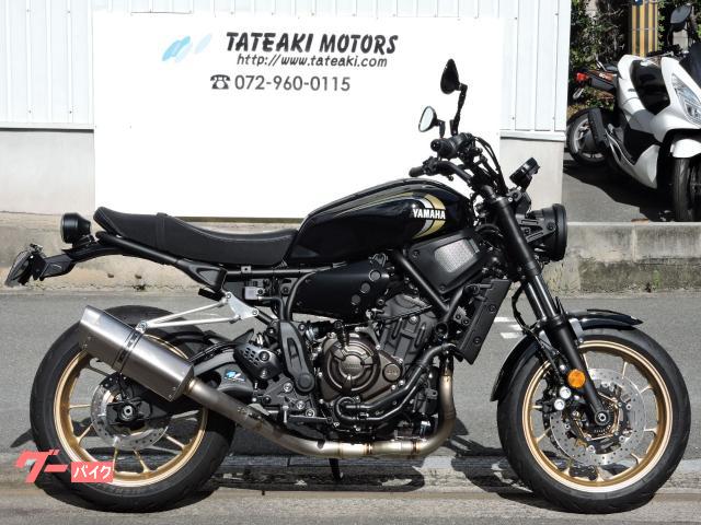 ＸＳＲ７００　レーシングフルチタンマフラー　ラジエターガード