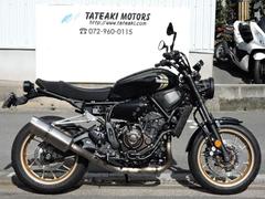 ヤマハ　ＸＳＲ７００　レーシングフルチタンマフラー　ラジエターガード