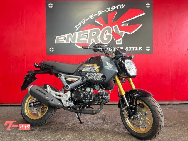 グロム　ＡＢＳ　新車　５速ミッション　ＭＳＸ１２５　輸入モデル　マットグレー　ゴールドホイール　ヨーロッパカラー