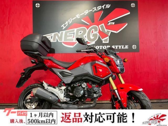 グロム　２０１６年　ＪＣ６１後期　リアキャリア　ＧＩＶＩリアＢＯＸ　スペアキー有