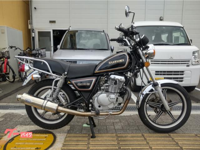 GN125純正マフラー＆キャリア - マフラー