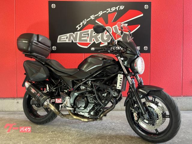 ＳＶ６５０　ＡＢＳ付き　ヨシムラスリップオンマフラー　フルパニア　ＥＴＣ車載器　ＵＳＢ電源　グリップヒーター　社外スクリーン