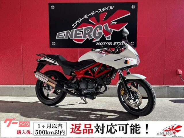 ＶＴＲ２５０Ｆ　２０１３年モデル　リアキャリア　サイレンサーガード　グリップヒーター付き　ＥＴＣ車載器搭載