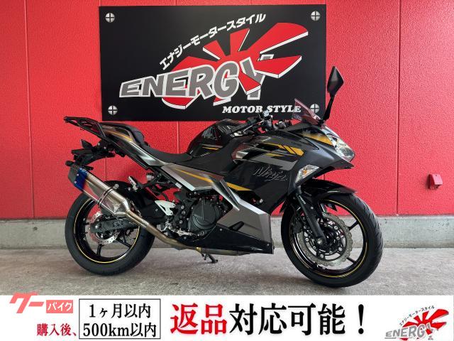 Ninja 400 /2022年モデル ETC車載器 トリックスター IKAZUCHI ステンレスカーボンサイレンサー