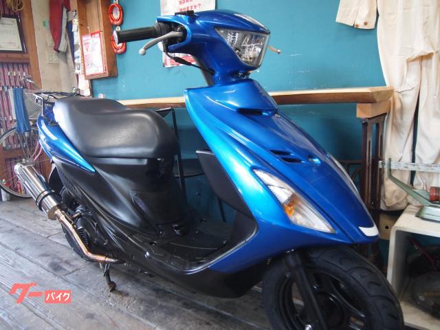 スズキ アドレスV125S BEAMSマフラー バッテリー