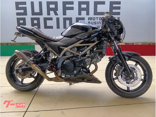 スズキ ＳＶ６５０Ｘ ＤＡＮＭＯＴＯマフラー カーボン調アンダーカウル ＭＡＤＭＯＴＯバックステップ 別体式ＥＴＣ｜ＳＵＲＦＡＣＥ  泉大津店｜新車・中古バイクなら【グーバイク】