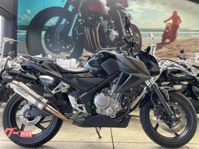 ＣＢ２５０Ｆ　ブラック　カスタムマフラー　フェンダーレス　純正スペアキー付属