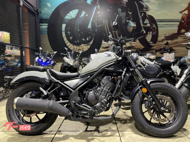 レブル２５０　パールスモーキーグレー　ノーマル車両　エンジンガード　サイドバッグサポート