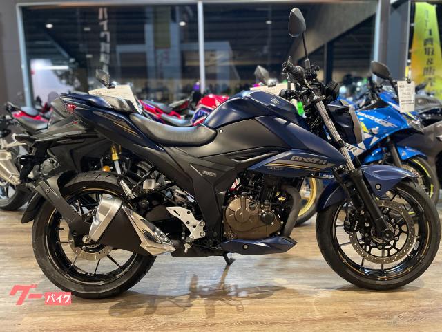 GIXXER 250 ED22Y型 マットブルー フルノーマル車両 純正スペアキー付属