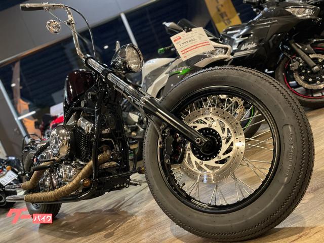 ドラッグスター４００　フルカスタム　スポタン　カスタムマフラー　ロングフォーク　ハンドシフト
