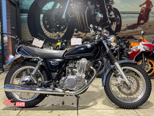 ＳＲ４００　ブラック　車検２年付き　前後ブロックタイヤ　バーエンドミラー