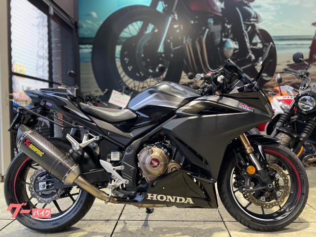 ＣＢＲ４００Ｒ　マットブラック　アクラポビッチマフラー　ＥＴＣ　シングルシートカウル　フェンダーレス　サイドバッグサポート