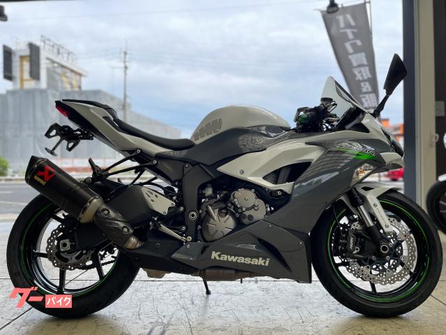 Ninja ZX−6R ホワイト 車検2年付き ETC アクラポビッチマフラー フェンダーレス 純正スペアキー付属