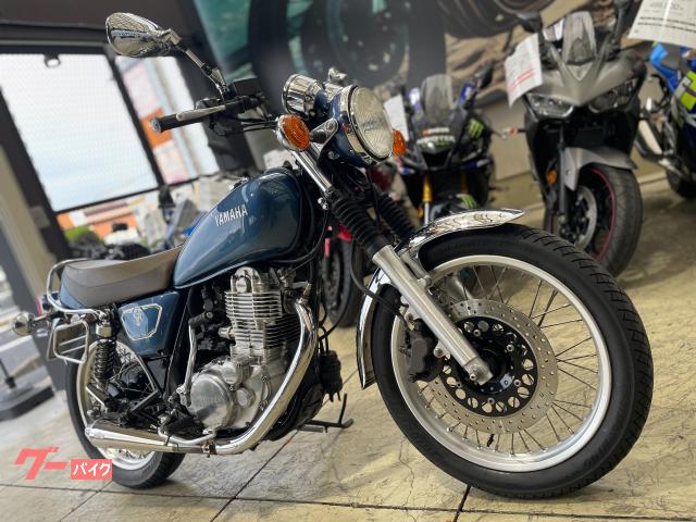 ヤマハ SR400 ブルー 車検2年付き GOODSマフラー 純正赤