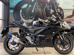 ヤマハ　ＹＺＦ−Ｒ３　ブラック　トリックスターマフラー　ＥＴＣ　アジャスタブルレバー