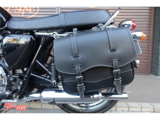 超美品‼️大和ステンレスマフラー キャプトン型 空冷ボンネビルT100用 TRIUMPH ボンネビルT100 空冷キャブ ブラックアウト仕様