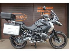 ＢＭＷ　Ｒ１２００ＧＳ　ＴｒｉｐｌｅＢｌａｃｋ　パニア・トップケース　ＡＴＬＡＳナビゲーション　エンジンガード付き