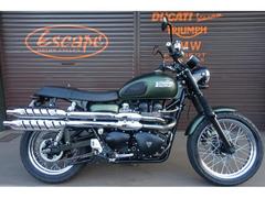 ＴＲＩＵＭＰＨ　スクランブラー　リアフェンダーレス　バレットウインカー　ＥＴＣ付き