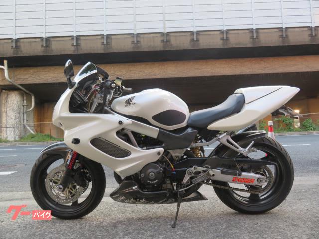 ホンダ ＶＴＲ１０００Ｆ ６ヵ月保証付 バッテリー新品 パールホワイト