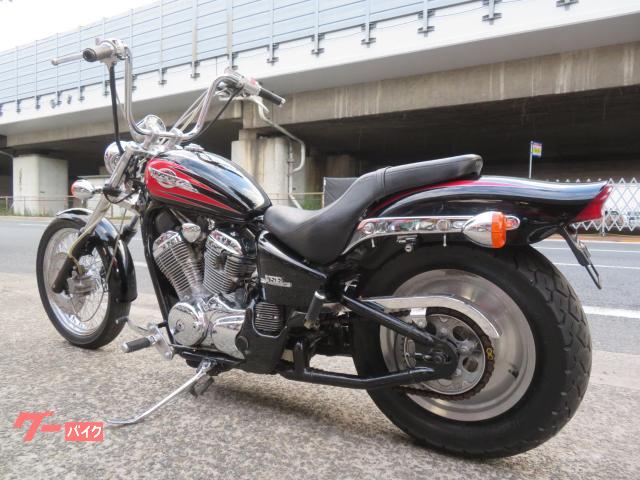 ホンダ スティード400VSE 3ヵ月保証付 ブラック＆レッド アップ