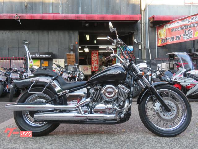 ドラッグスター４００　３ヵ月保証付　ＶＨ０１型　ブラック　カスタム車　シート　ハンドル