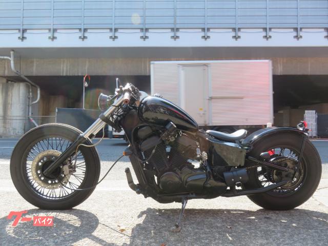 ホンダ スティード400 3ヵ月保証付 ブラック ニューロッドXロー