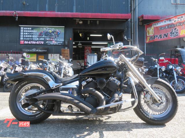 ドラッグスター４００クラシック　３ヵ月保証付　ＶＨ０１型　ブラック＆メッキ　ビックワイドスペシャルローフルカスタム