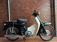 ホンダ　スーパーカブ９０カスタム　エンジン腰上Ｏ／Ｈ　ビックドラム　セル付き　規制前　タスマニアグリーン